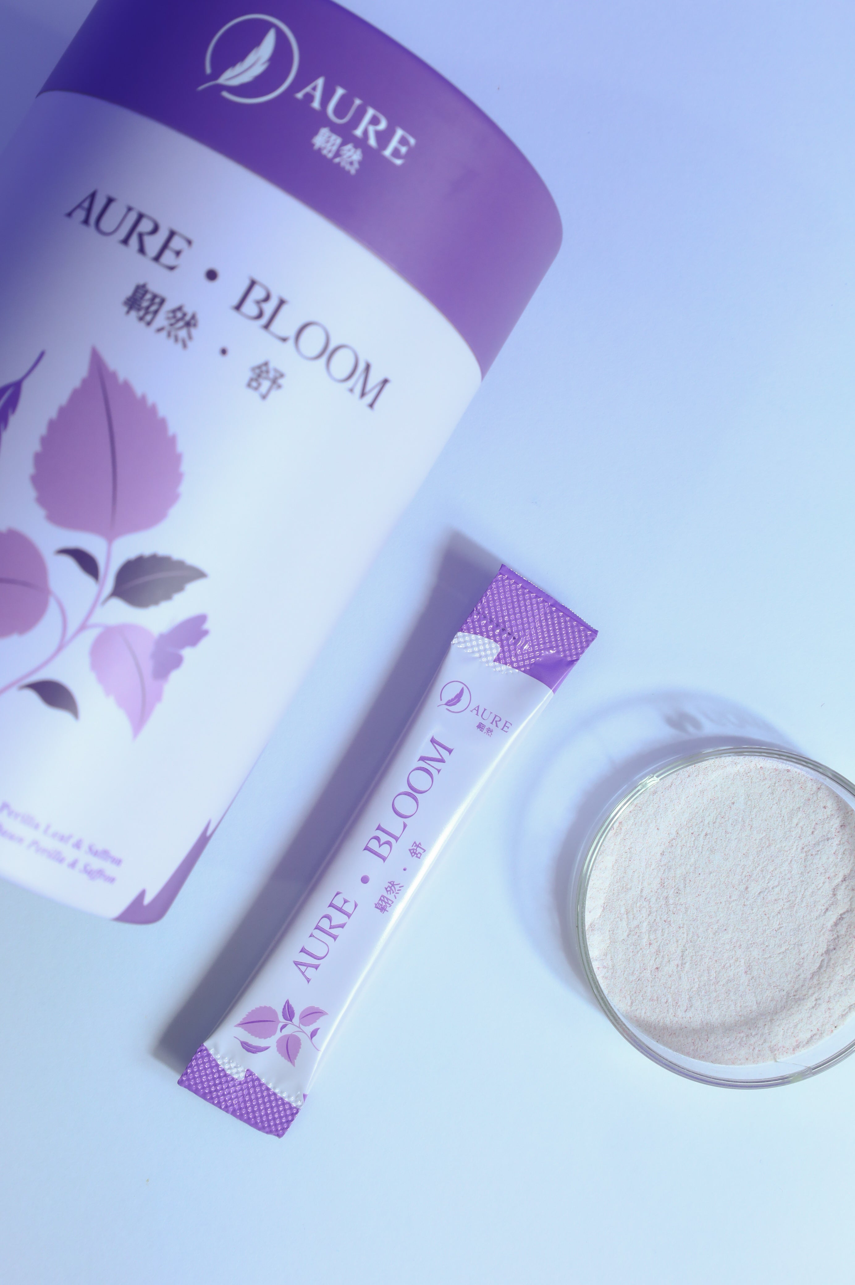 Aure BLOOM Gut Health Powder for Chronic Gastrointestinal Discomfort, Bloating & Stress (30 sachets)